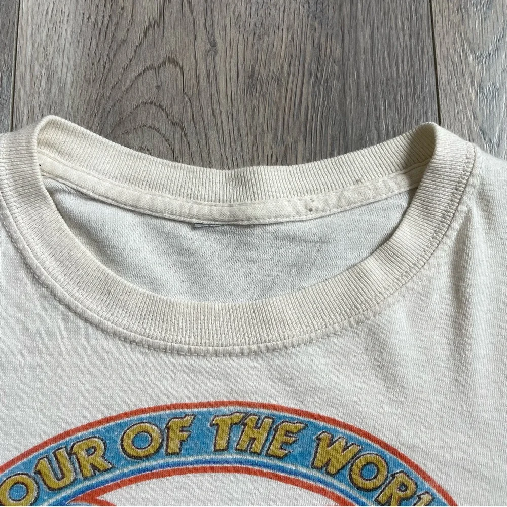 [SOLD] Van Halen 1984 Graphic Tee in Cream - Picture 6 of 7